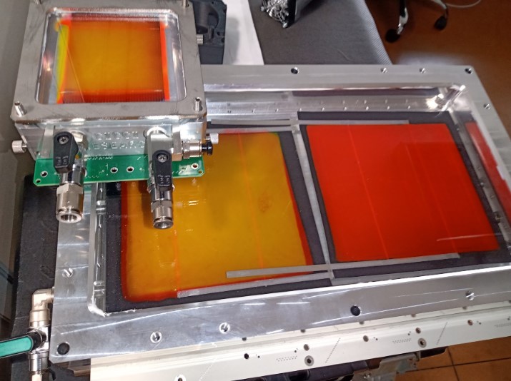 ESTETiCO laboratory solar panel setup