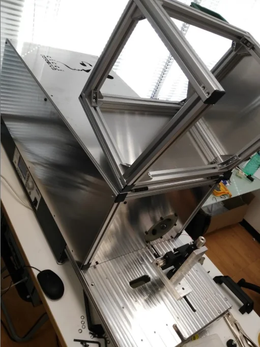 Interior view of a configurable ARKEO measurement enclosure